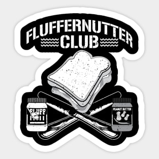 Fluffernutter Club Sticker